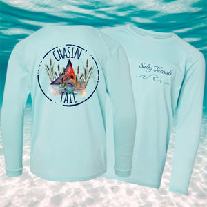 Chasing tail LS aqua